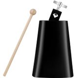 Cowbell Eastrock Metal Steel De 6 Polegadas Com Bastão Para Conjunto De Bateria