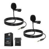 Microfone De Lapela Lavalier Neewer Cm5 Omnidirecional (pacote Com 2)