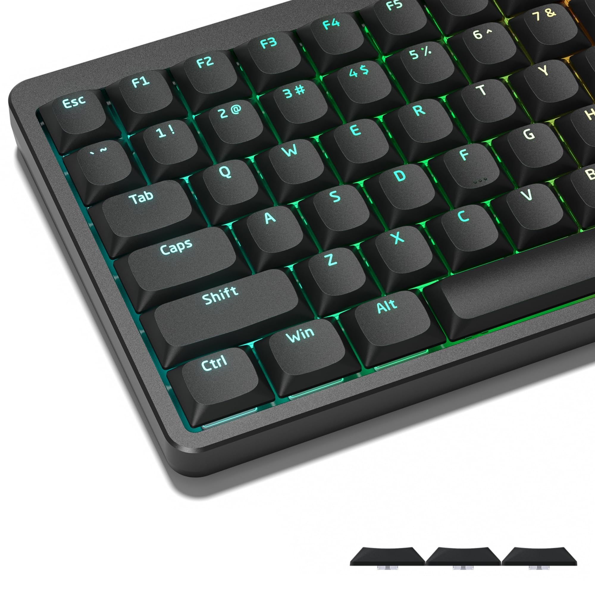 Keycaps Womier Low Profile Shine Through Para Teclado De 60 A 100%