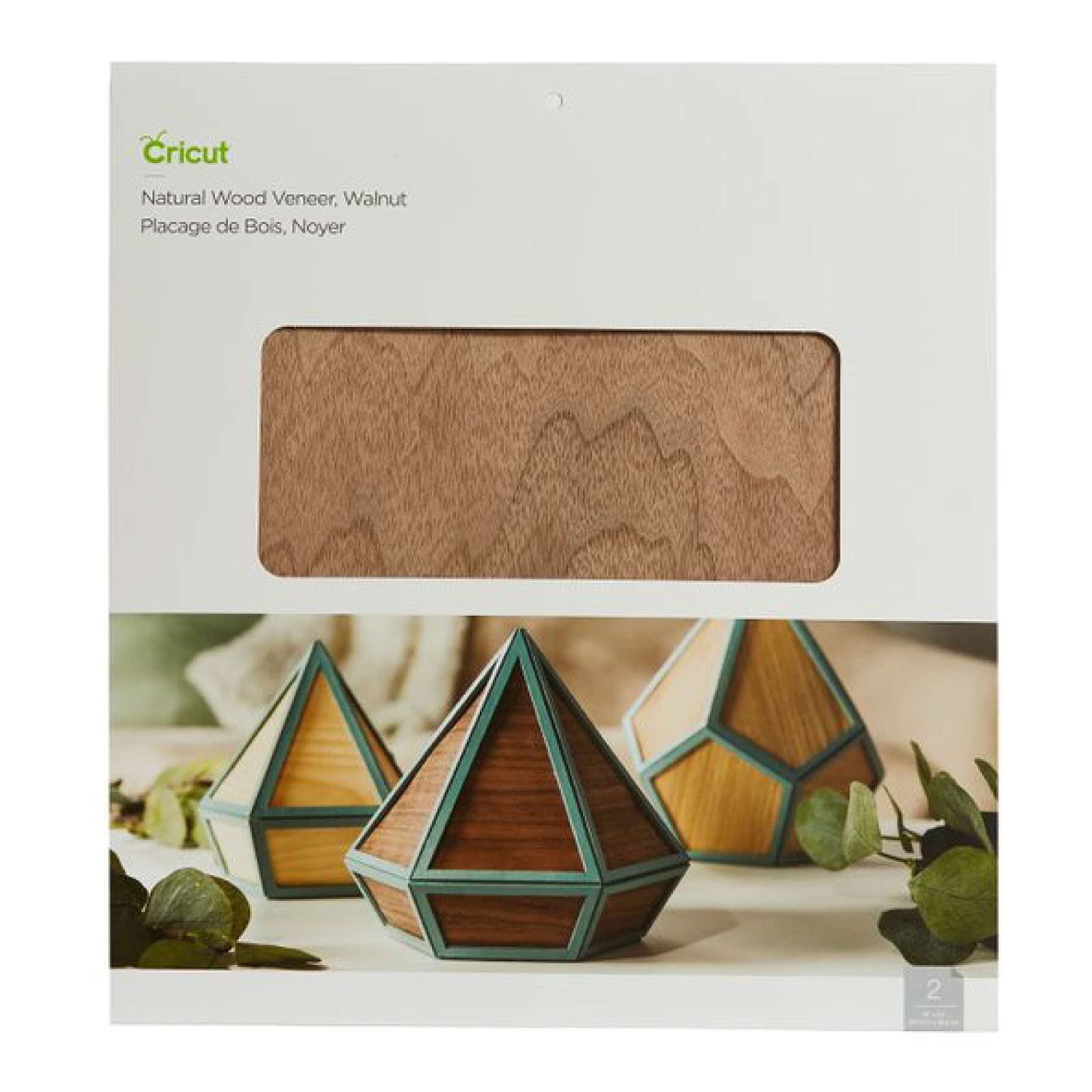 Folheado De Madeira Cricut Natural Walnut Para Máquinas De Fabricação E Exploração