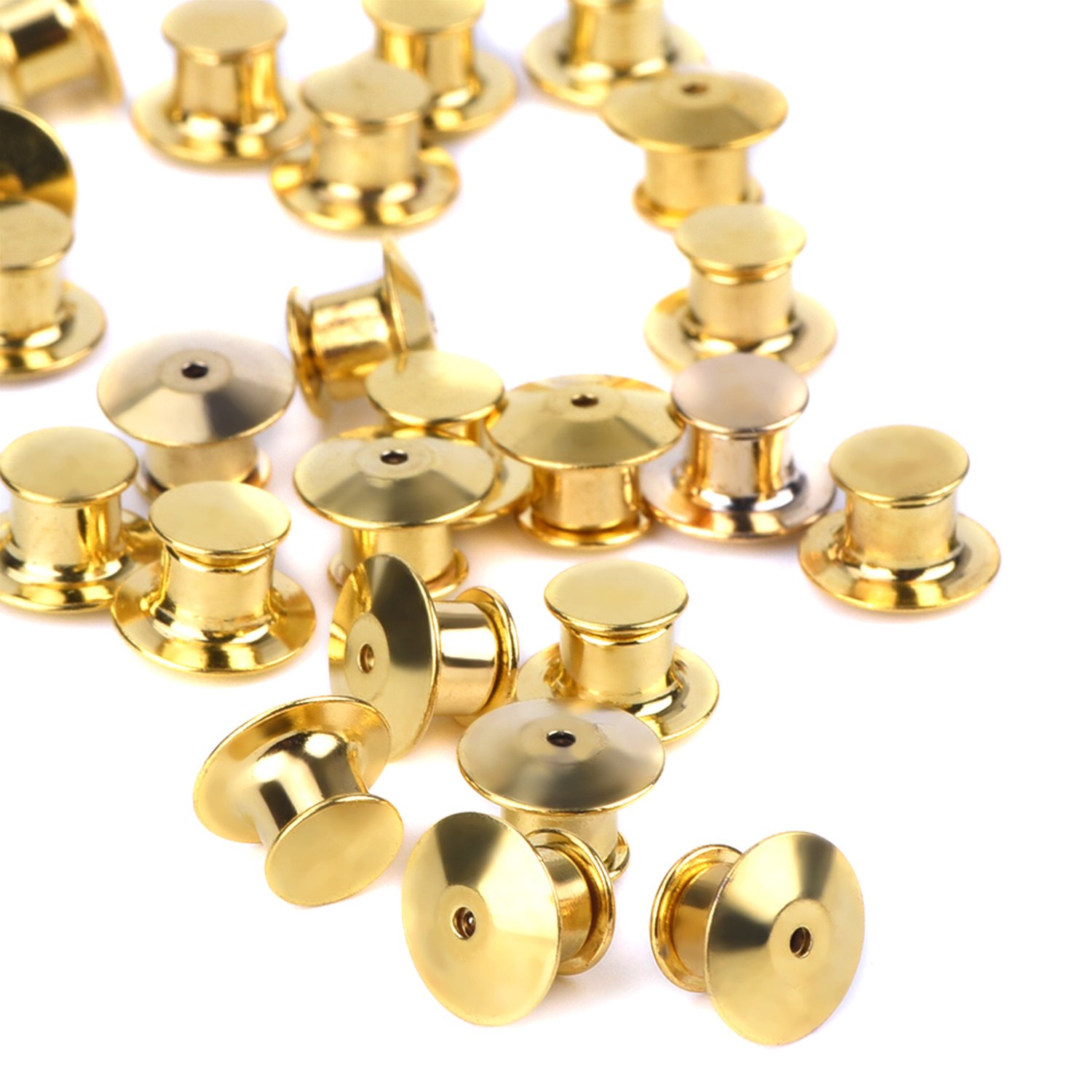 Pin Backs Eboot Golden Locking Pin Keepers 30 Peças