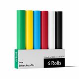 Pacote De Amostragem Inteligente Cricut De Vinil Para Passar A Ferro, 6 Folhas, 33 Cm X 30,5 Cm