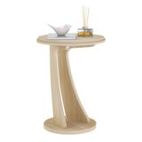 Mesa De Apoio Com Tampo Duplo Macau Naturale
