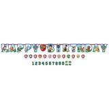 Kit De Banner De Aniversário Amscan Paw Patrol Personalizado Jumbo