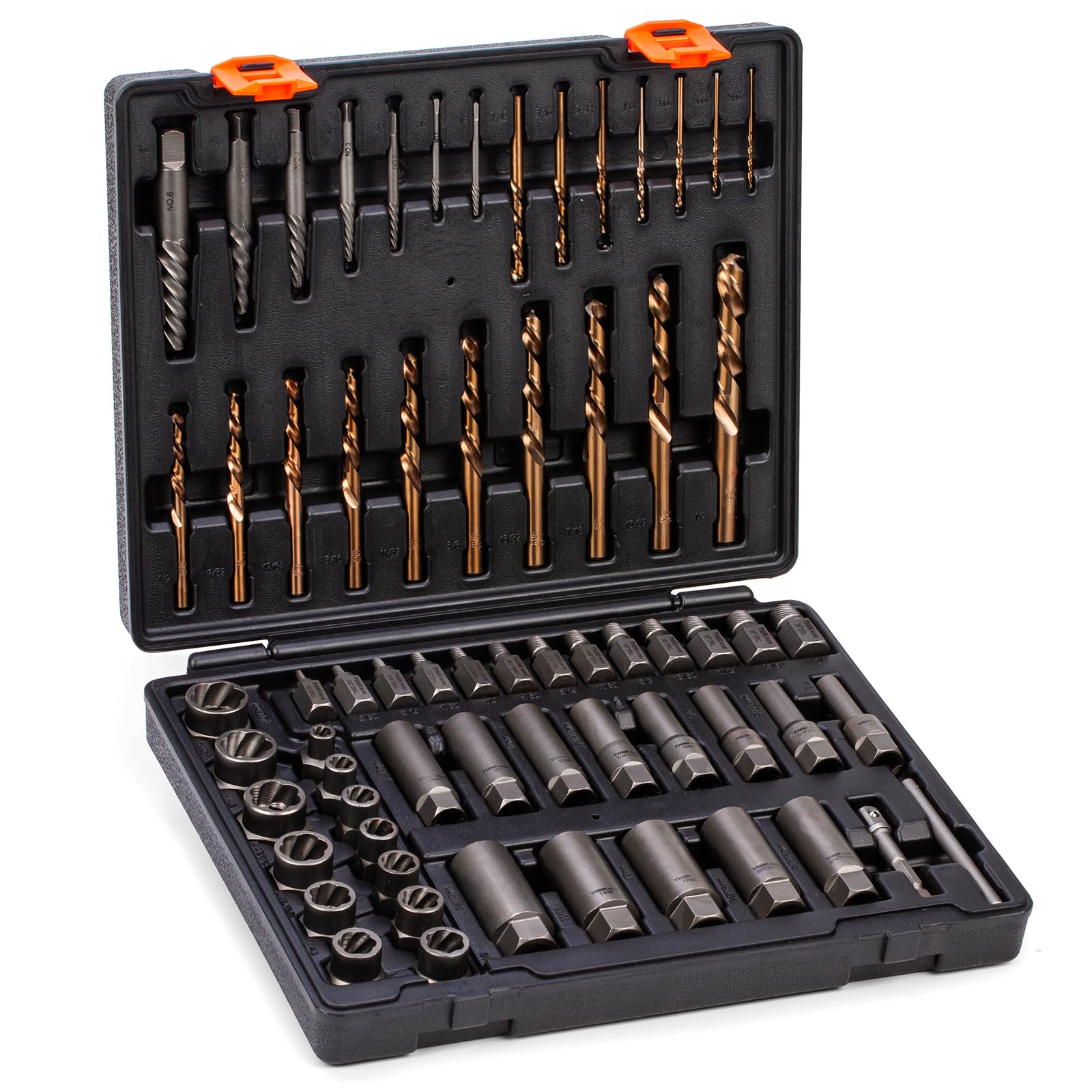 Kit Extrator De Parafusos Thinkwork Extrator De Parafusos Easy Out De 65 Peças