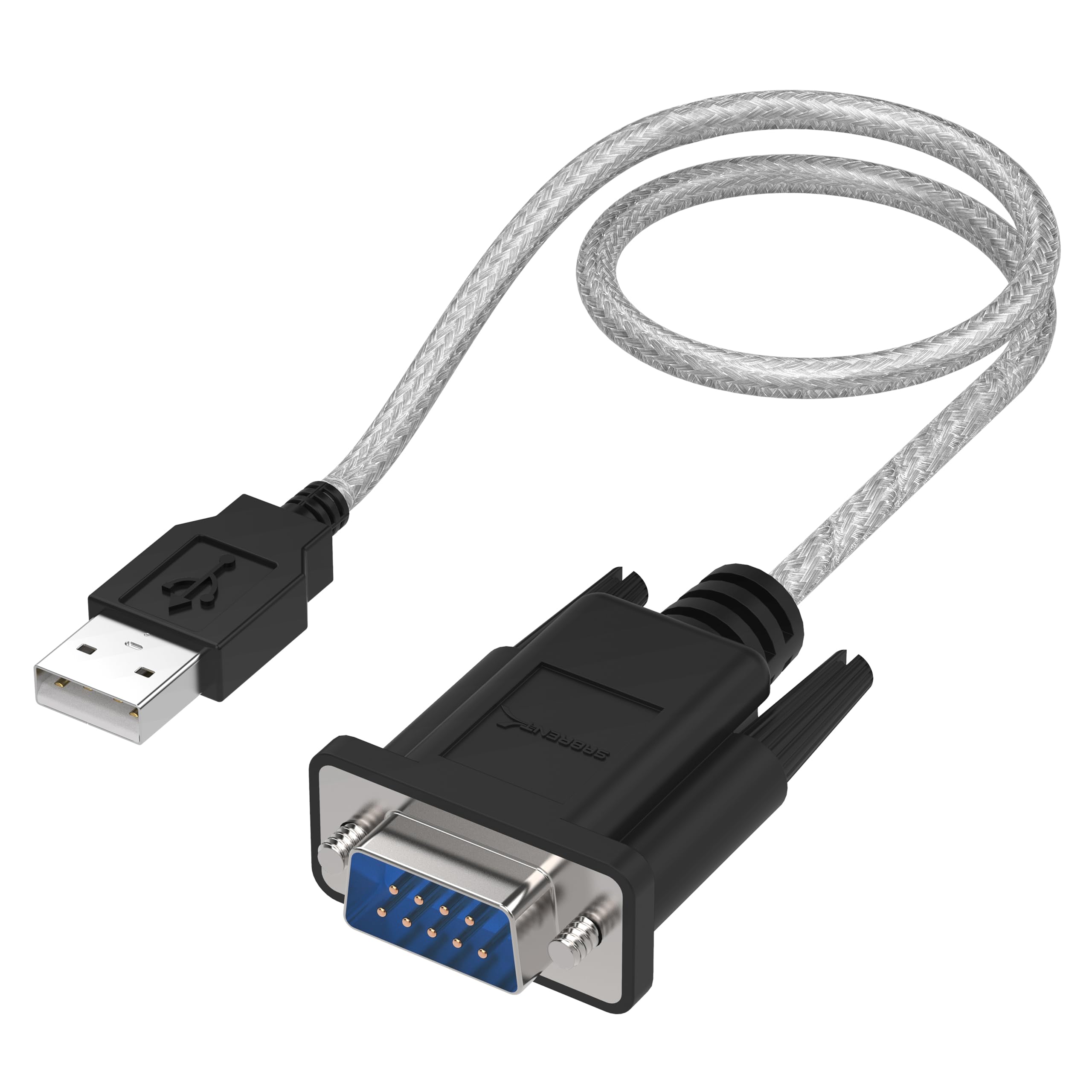 Adaptador Usb Para Rs-232 Db9 Serial De 9 Pinos Sabrent Sbt-usc1k