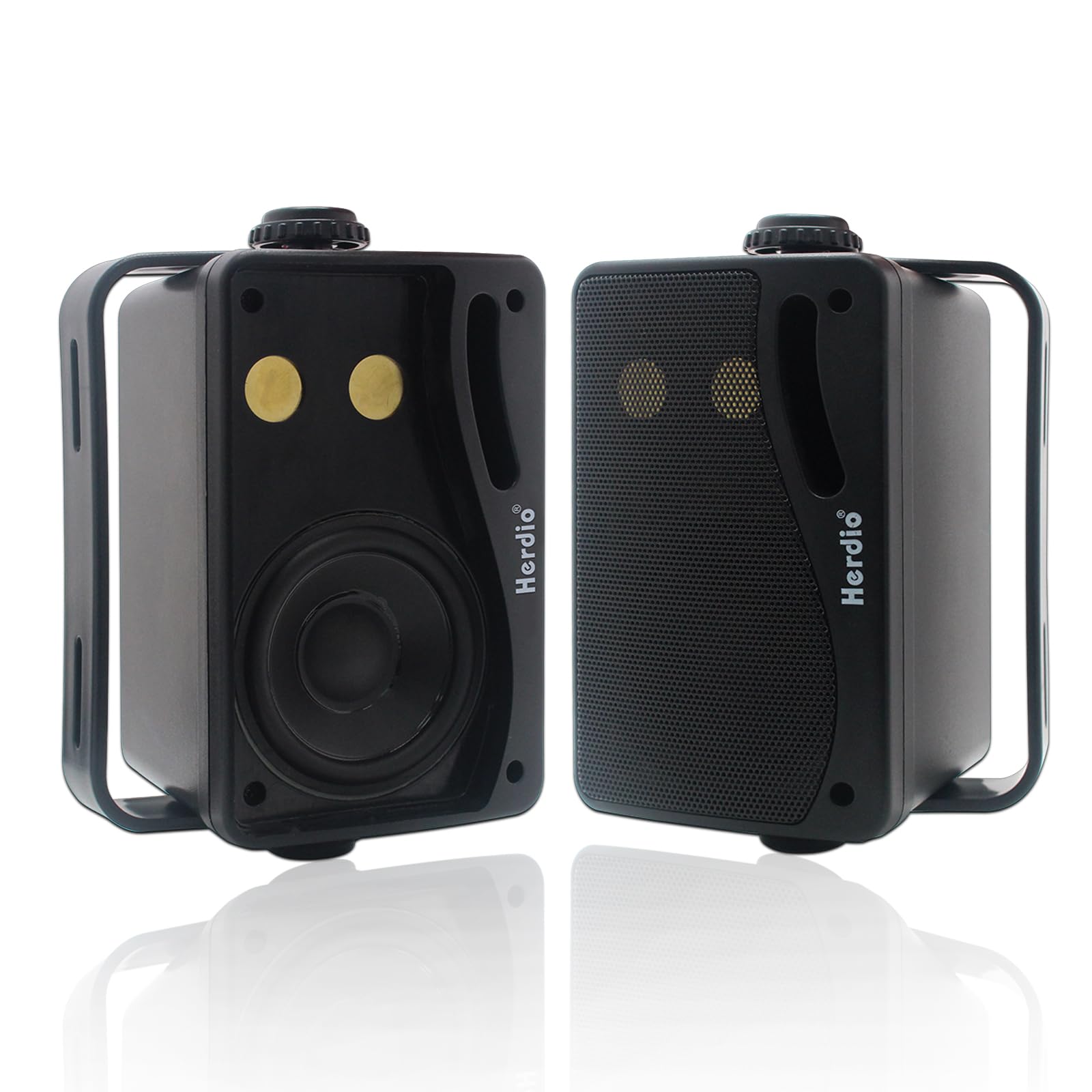 Alto-falantes Externos Herdio 9 Cm 200 W Para Montagem Em Parede De 3 Vias À Prova D'água