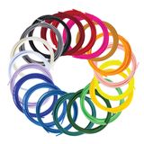 Recargas De Filamento De Caneta 3d Scrib3d 20 Cores 5m Pla 1,75mm