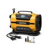 Compressor De Ar Portátil Astroai Com Inflador De Pneus 150psi 12v/110v