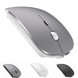 Mouse Bluetooth Zeru Recarregável Sem Fio Cinza Branco