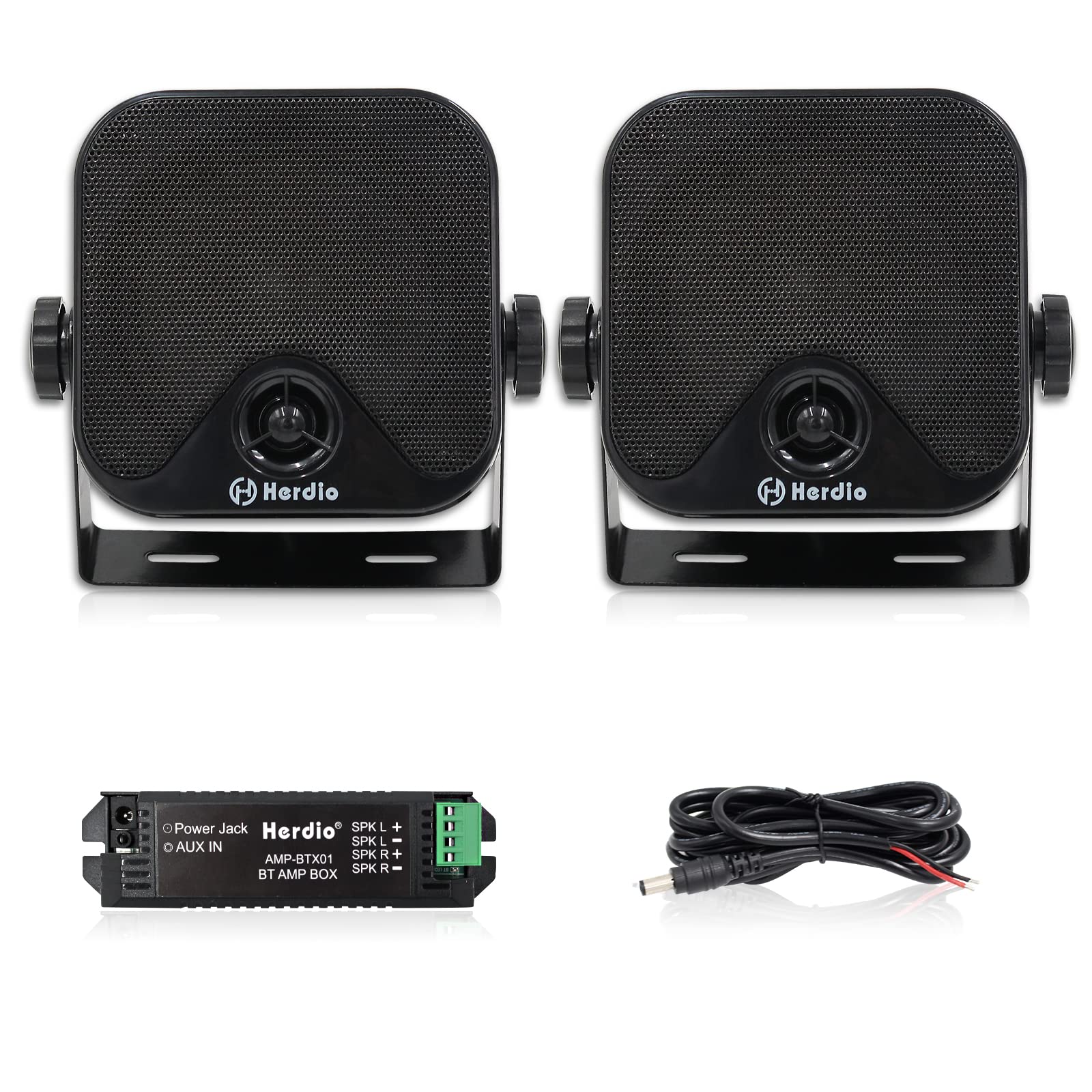 Alto-falantes Bluetooth Herdio Hmh-616bt De 4 Polegadas Para Boat Marine