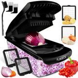 Picador E Espiralizador De Vegetais Fullstar Food Chopper Black