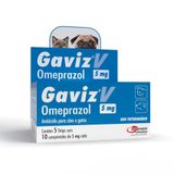 Gaviz V Omeprazol 5mg Uso Veterinário Com 10 Comprimidos