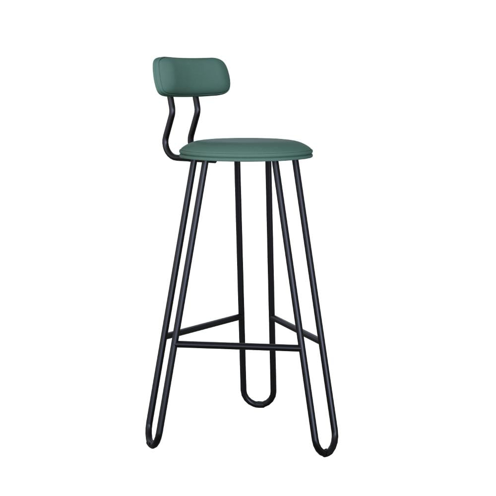 Conjunto 4 Banquetas Alta Ginger Com Encosto