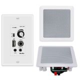 Alto-falantes De Teto Herdio 13,34 Cm, Amplificador Bluetooth 160w