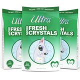 Microcristais Perfumados Ultrafrescos Cat Litter, 6,8 Kg, Pacote Com 3