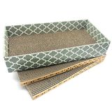 Espreguiçadeira Cat Scratcher Mecool Scratch Com 3 Peças De Erva-dos-gatos
