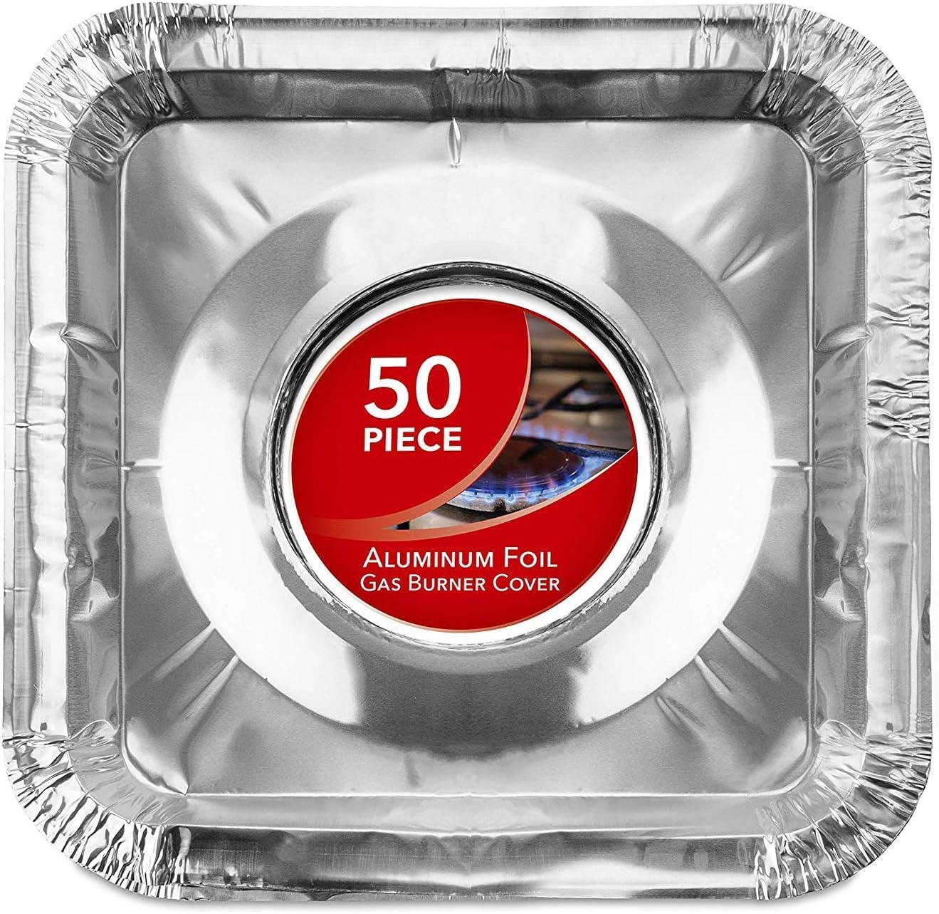 Forros De Queimador A Gás Stock Your Home Aluminium Foil, Pacote Com 50