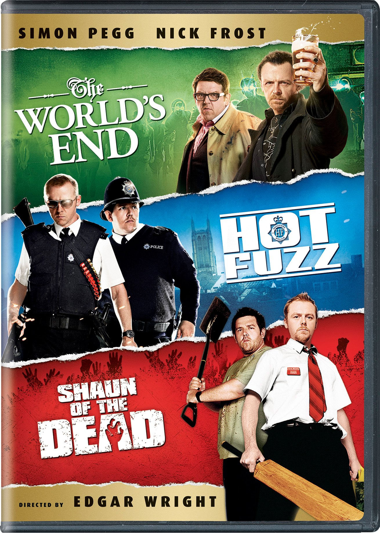 Dvd Universal O Fim Do Mundo//hot Fuzz /shaun Of The Dead