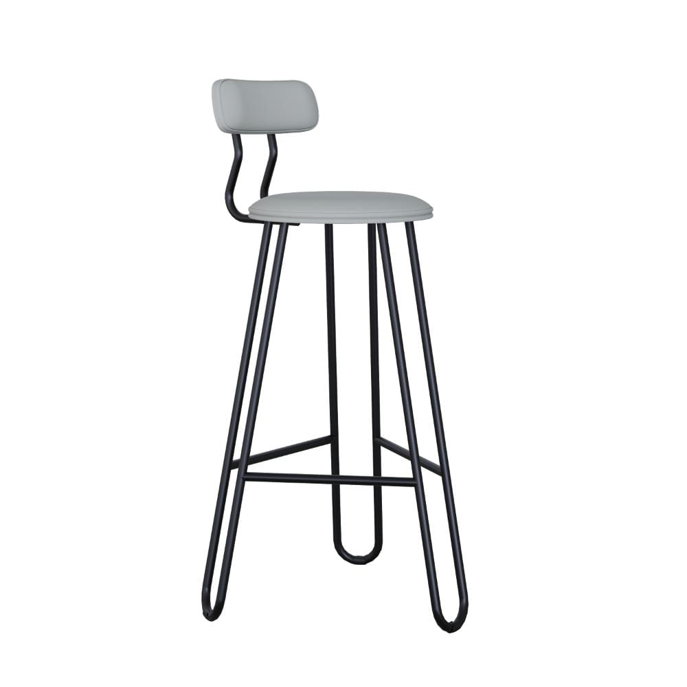 Conjunto 4 Banquetas Alta Ginger Com Encosto