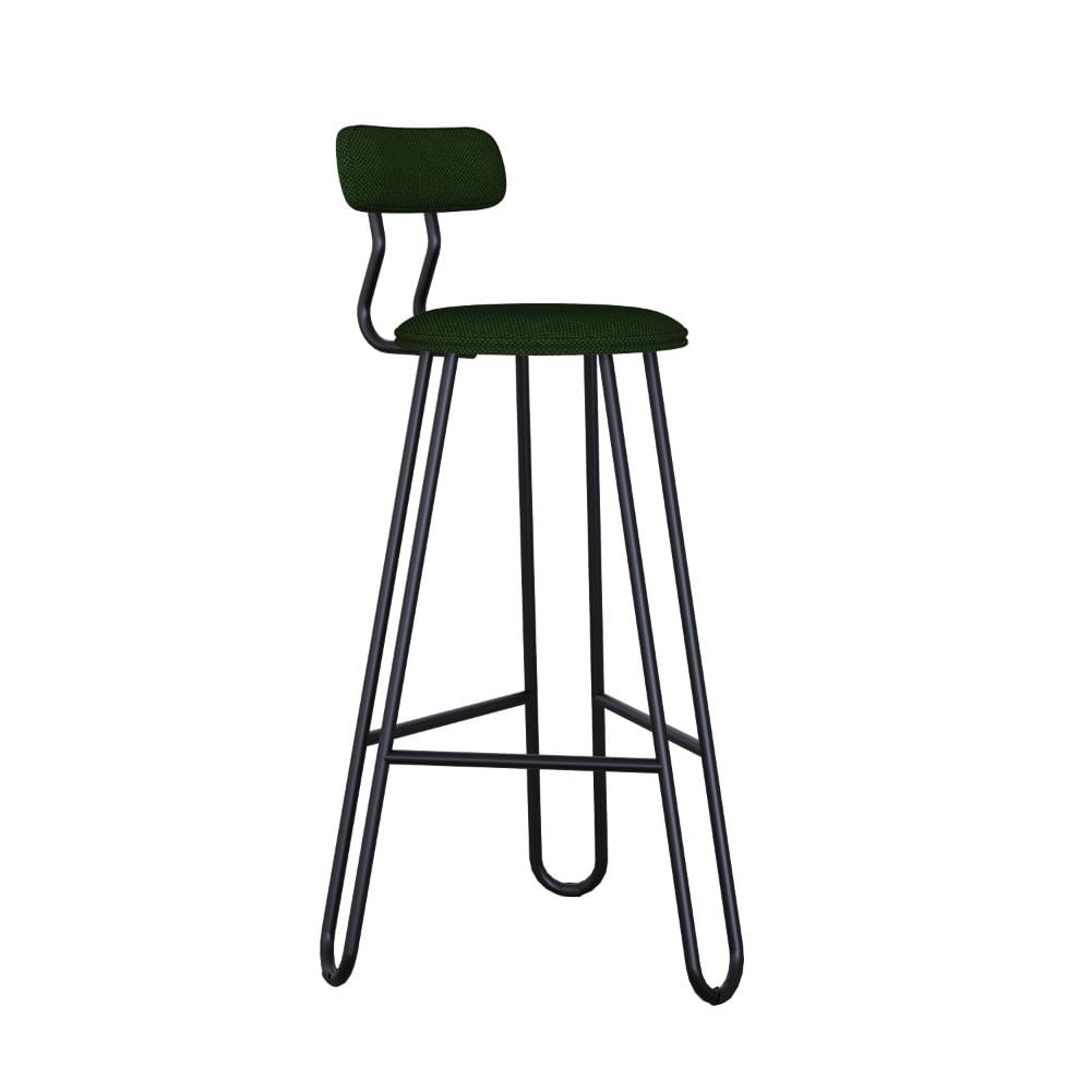 Conjunto 2 Banquetas Alta Ginger Com Encosto