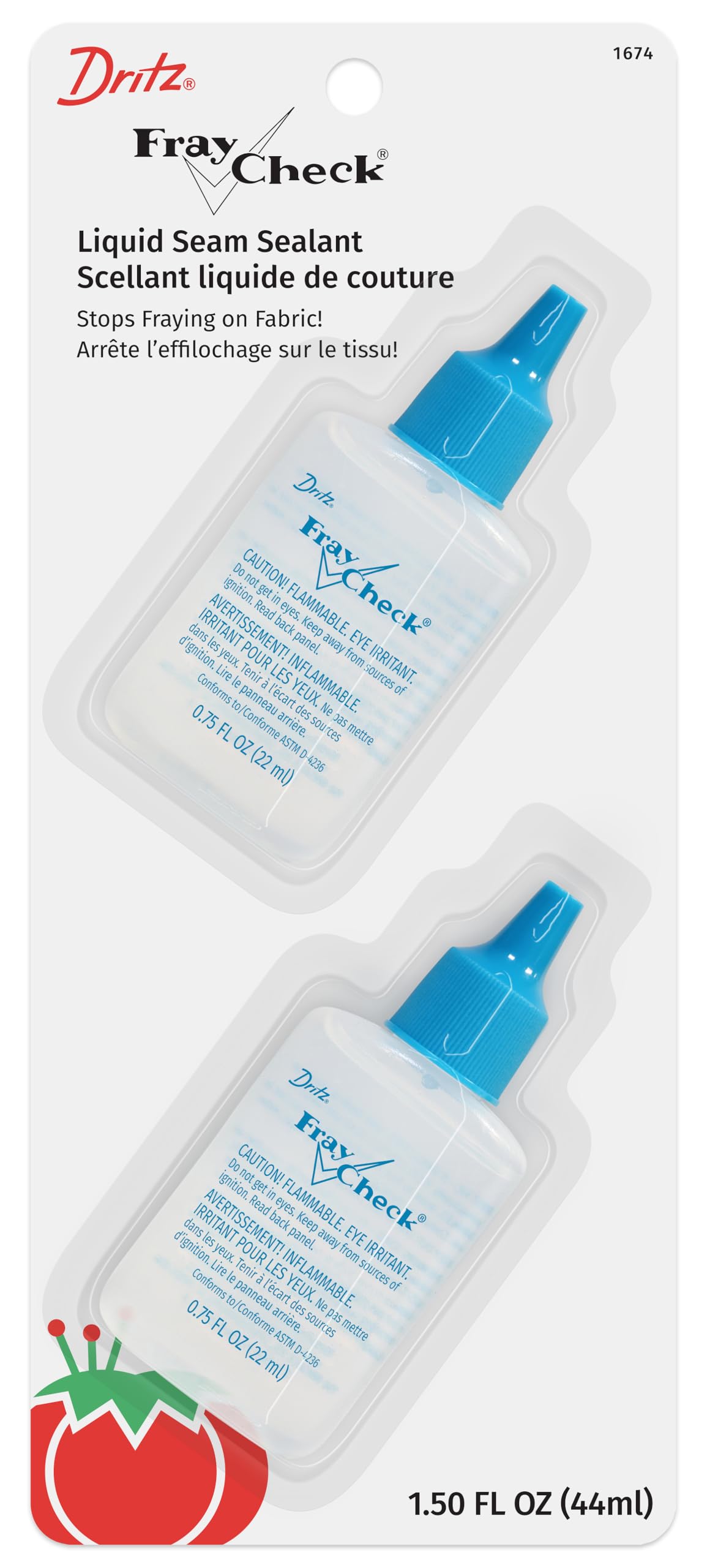 O Líquido Fray Check Dritz 22 Ml (2 Unidades) Evita O Desgaste