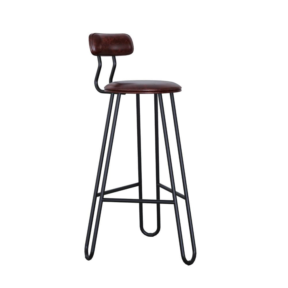 Conjunto 4 Banquetas Alta Ginger Com Encosto