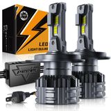 Farol De Neblina Auxbeam H4 9003 F22 Series 24000lm 110w 6500k, Pacote Com 2