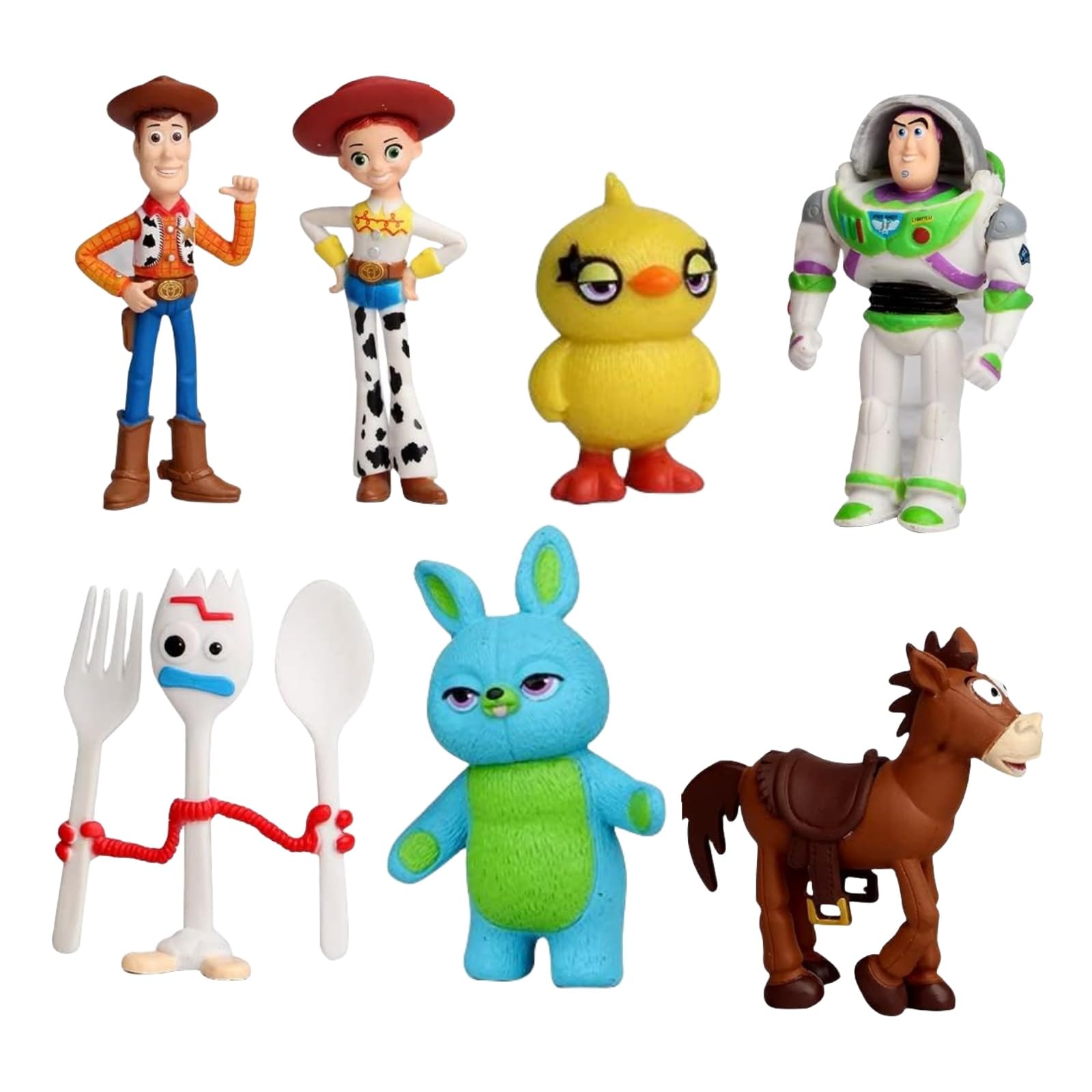 Conjunto De Brinquedos Action Figures Hannahcos Woody Buzz Jessie 4-6cm