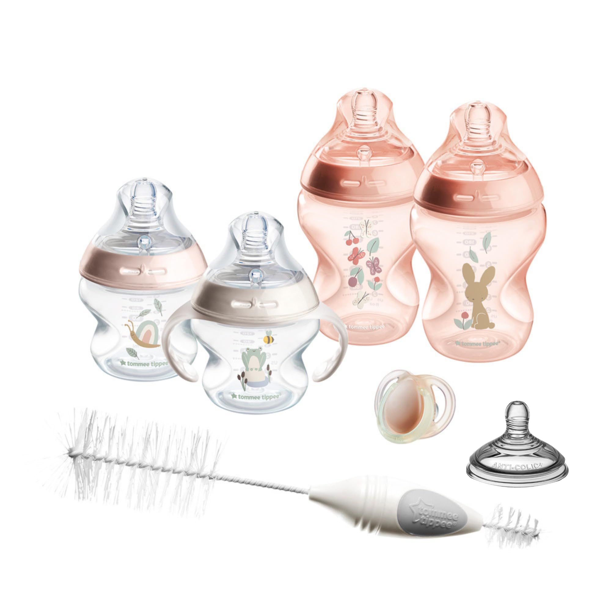 Conjunto De Garrafas Tommee Tippee Natural Start Bpa Free 240 Ml 8 Peças