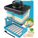 Prensa E Cortador De Tofu Fullstar 2 Em 1, Lavável Na Máquina De Lavar Louça, Azul