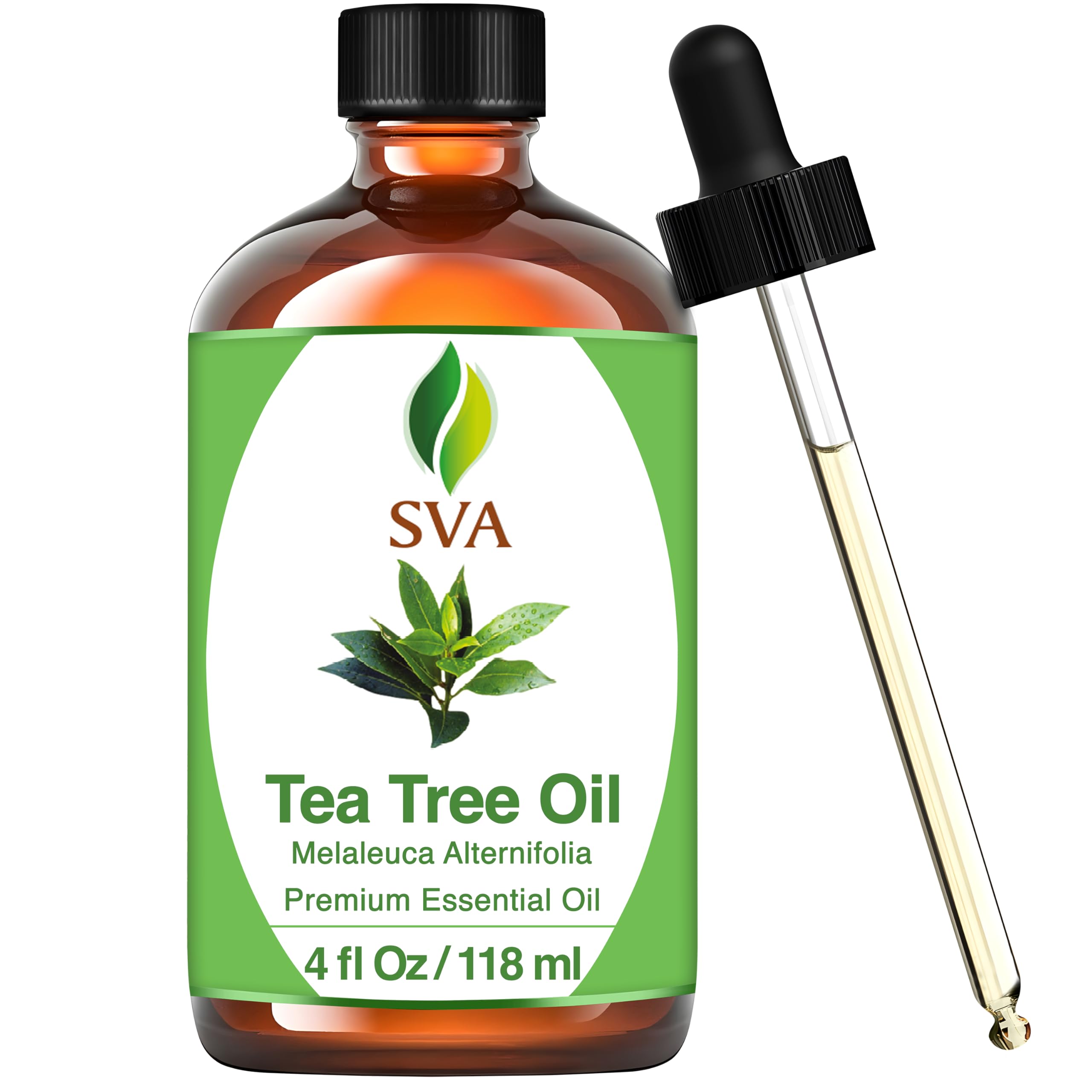 Óleo Essencial Sva Tea Tree 100ml 100% Natural Com Conta-gotas