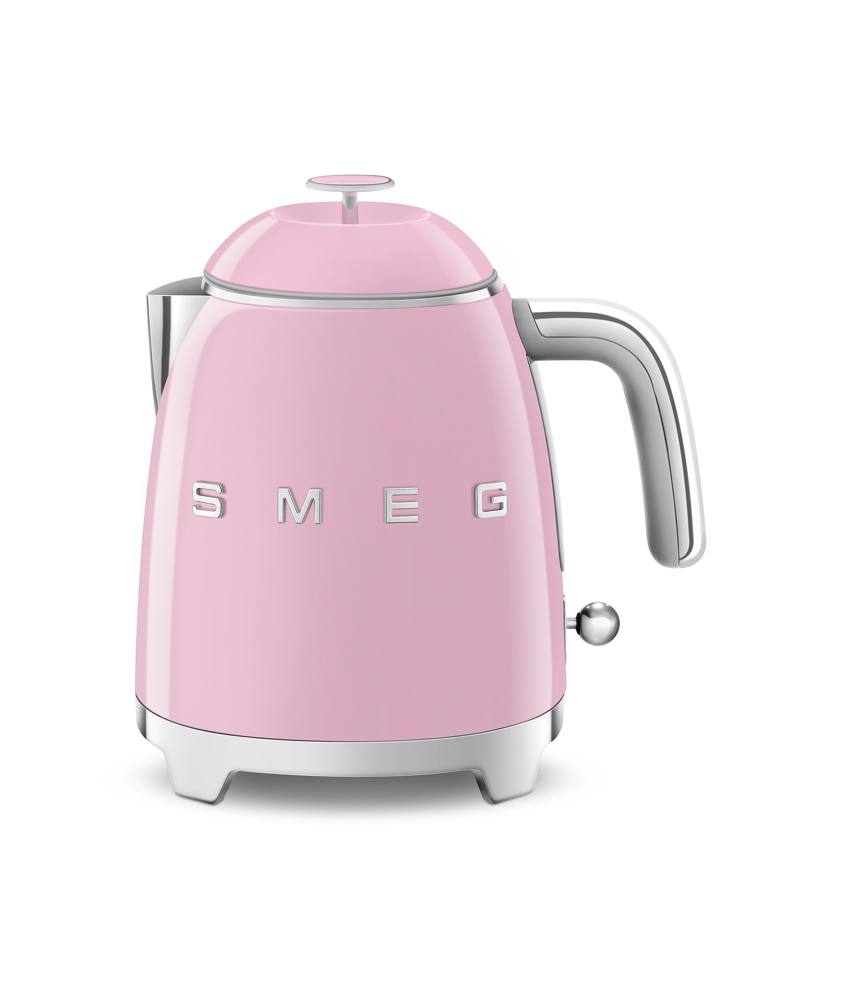 Chaleira Elétrica Smeg Mini 50's Retro Style 0,8l Rosa