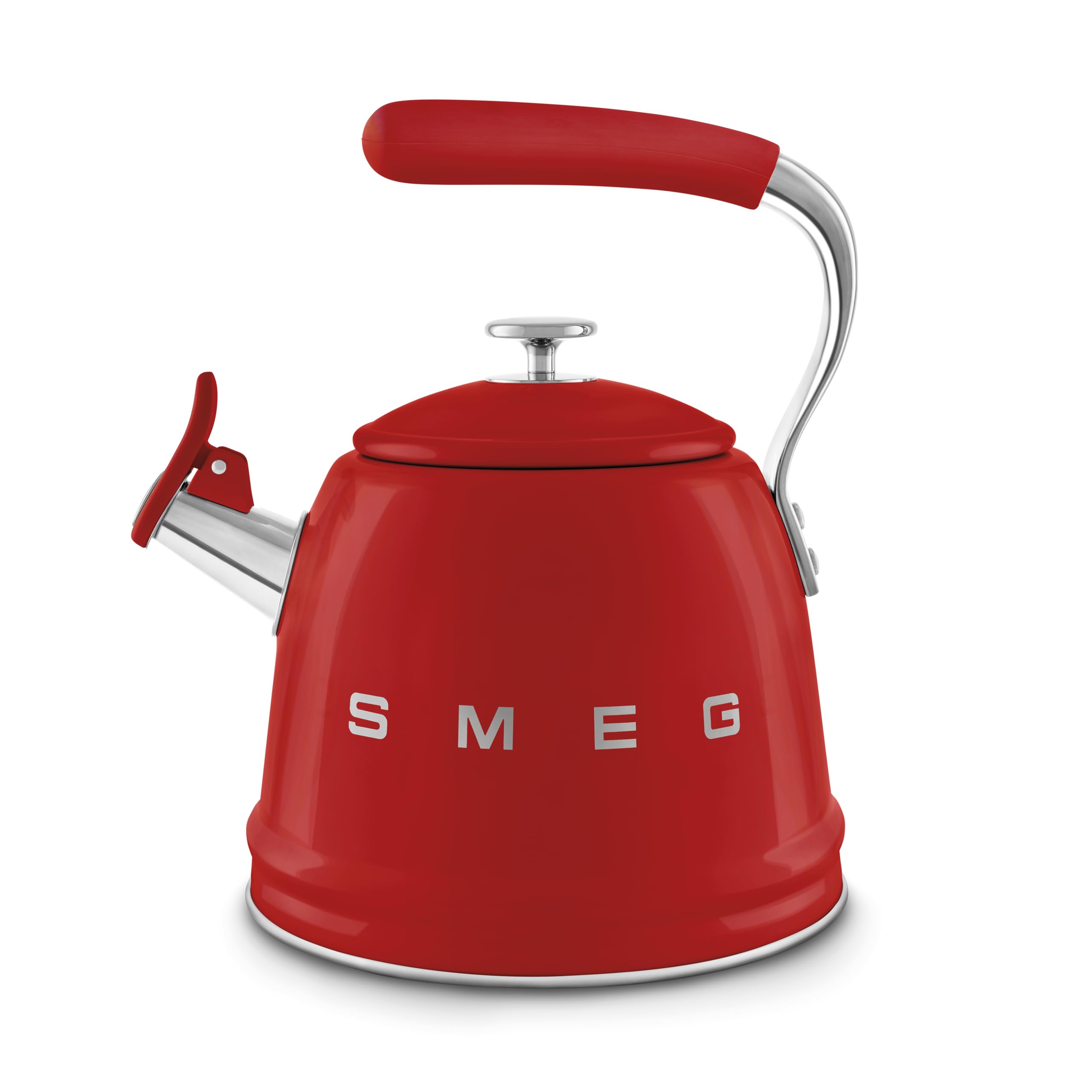 Fogão Whistling Chaleira Smeg Retro 2,4l Vermelha