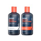Shampoo E Condicionador Duo Roman Men&#39;s Revive &amp; Restore 240 Ml