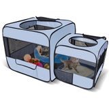 Cat Playpen Dog Cercadinho Portátil 2 Em 1 Pop-up Eighteentek