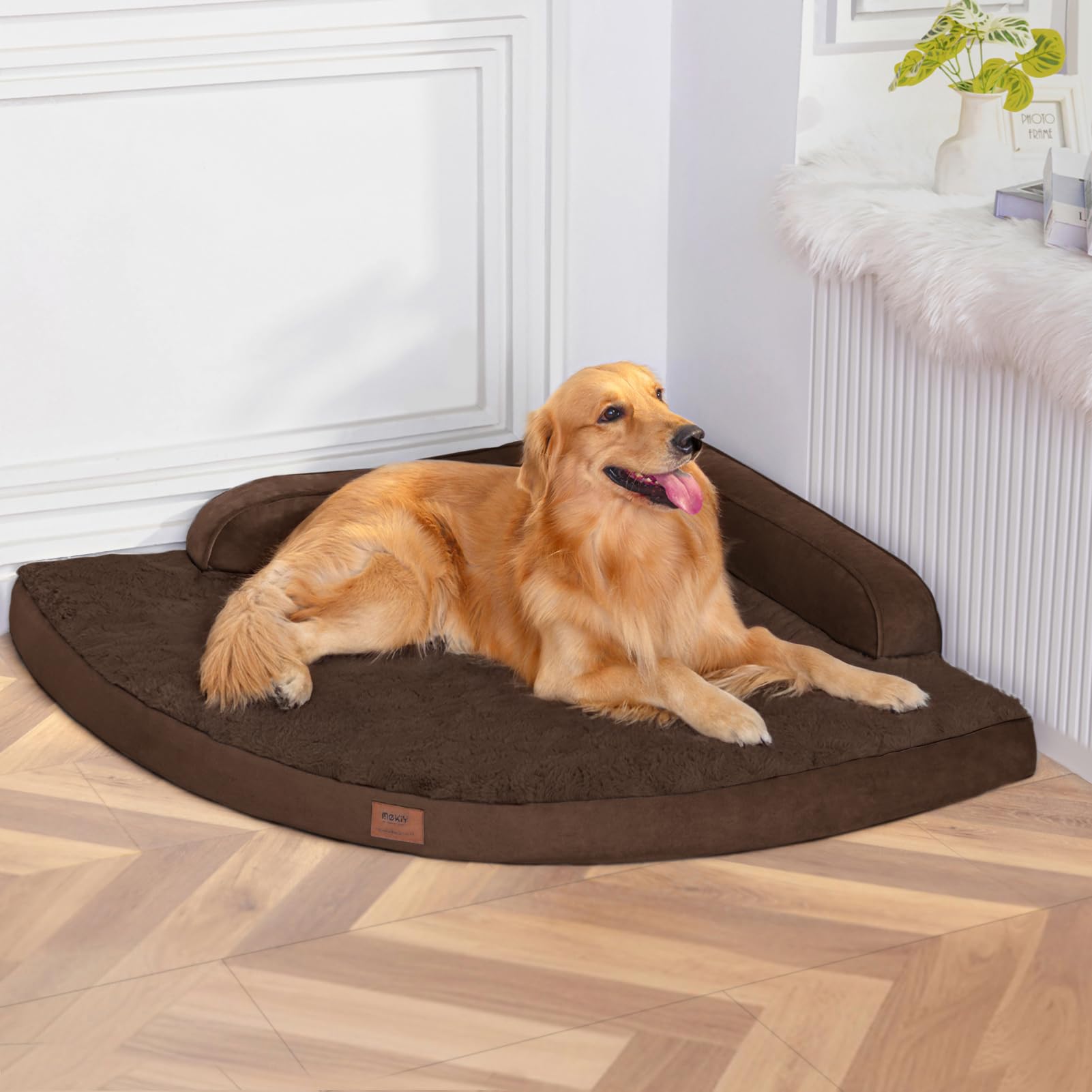 Cama Ortopédica Grande Para Cães Mekiy Com Capa Removível Lavável