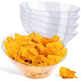Taças De Servir Stock Your Home De Plástico Transparente De 1600 Ml (pacote Com 4)
