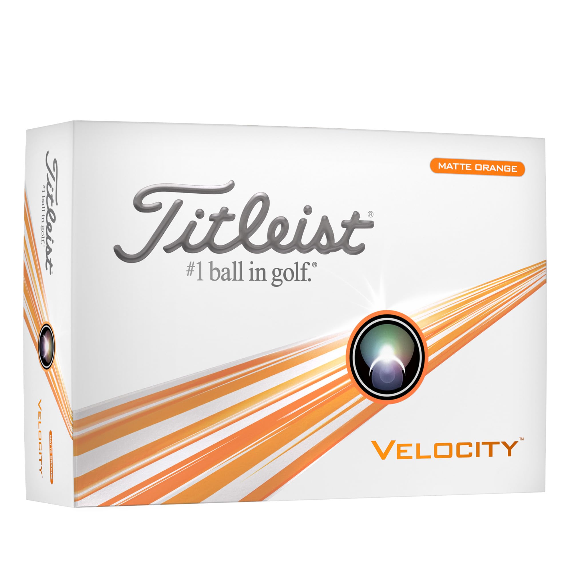Bolas De Golfe Titleist Velocity Matte Orange (uma Dúzia)