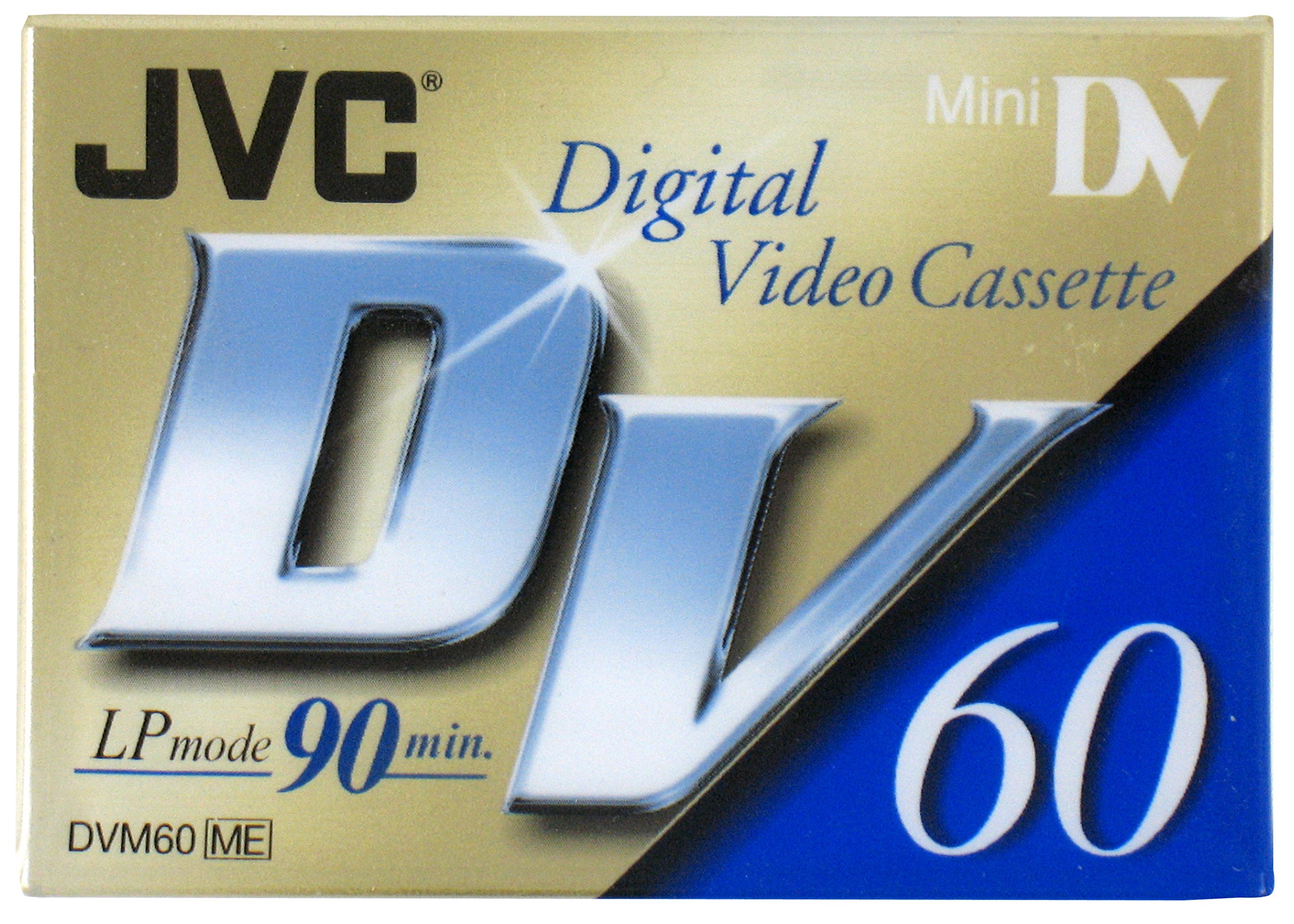 Cassete De Vídeo Digital Mini Dv Jvc M-dv60me 90min, Pacote Com 3