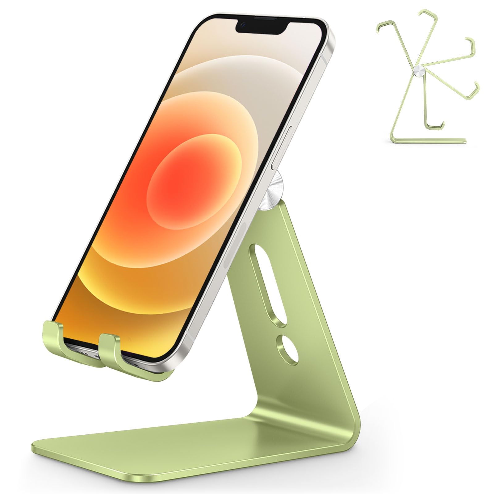 Suporte De Telefone Suporte De Mesa De Alumínio Omoton C2 Para Iphone