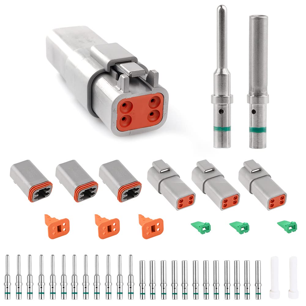 Kit De Conectores Jrready St6114 Dt06-4s Dt04-4p À Prova D'água 3 Conjuntos