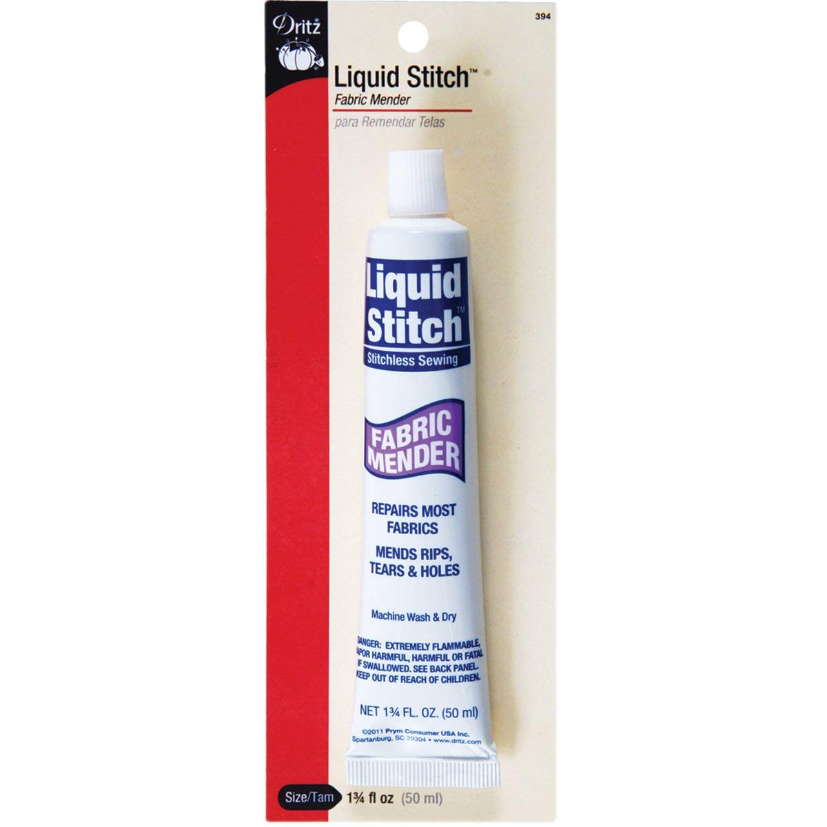 Fabric Mender Dritz Liquid Stitch 50 Ml Transparente Permanente