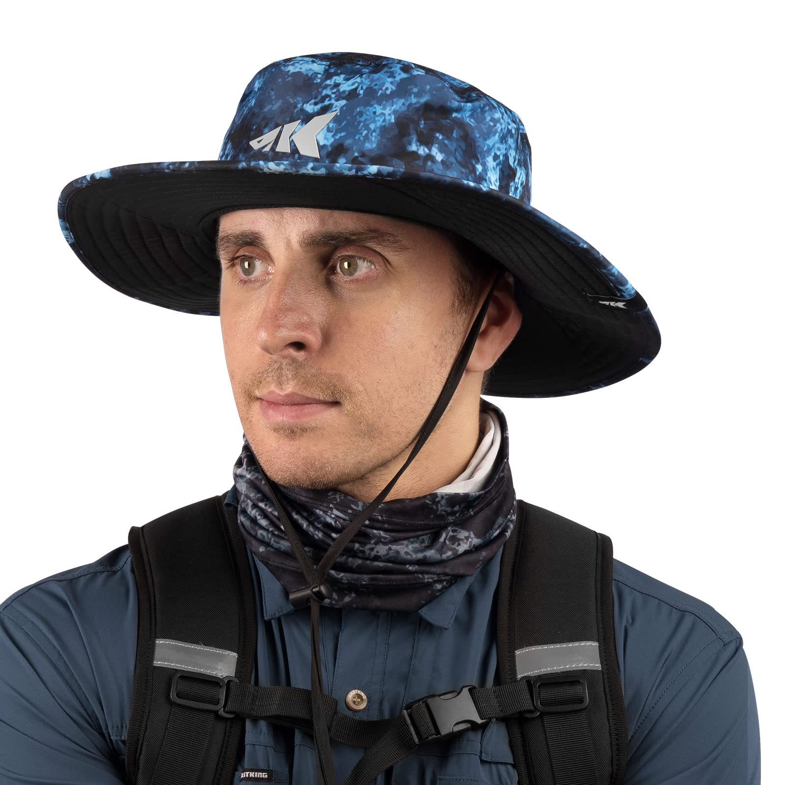 Chapéu Boonie Kastking Sol Armis Upf 50 Espuma De Mar Com Proteção