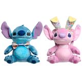 Brinquedo De Pelúcia Just Play Disney Stitch Easter, Pacote Com 2 Unidades, 18 Cm