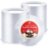 Pratos De Sobremesa Stock Your Home Premium De 15 Cm (200 Unidades)