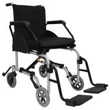 Cadeira De Rodas Taipu Compacta 44x42 Prata Antit. Jaguaribe