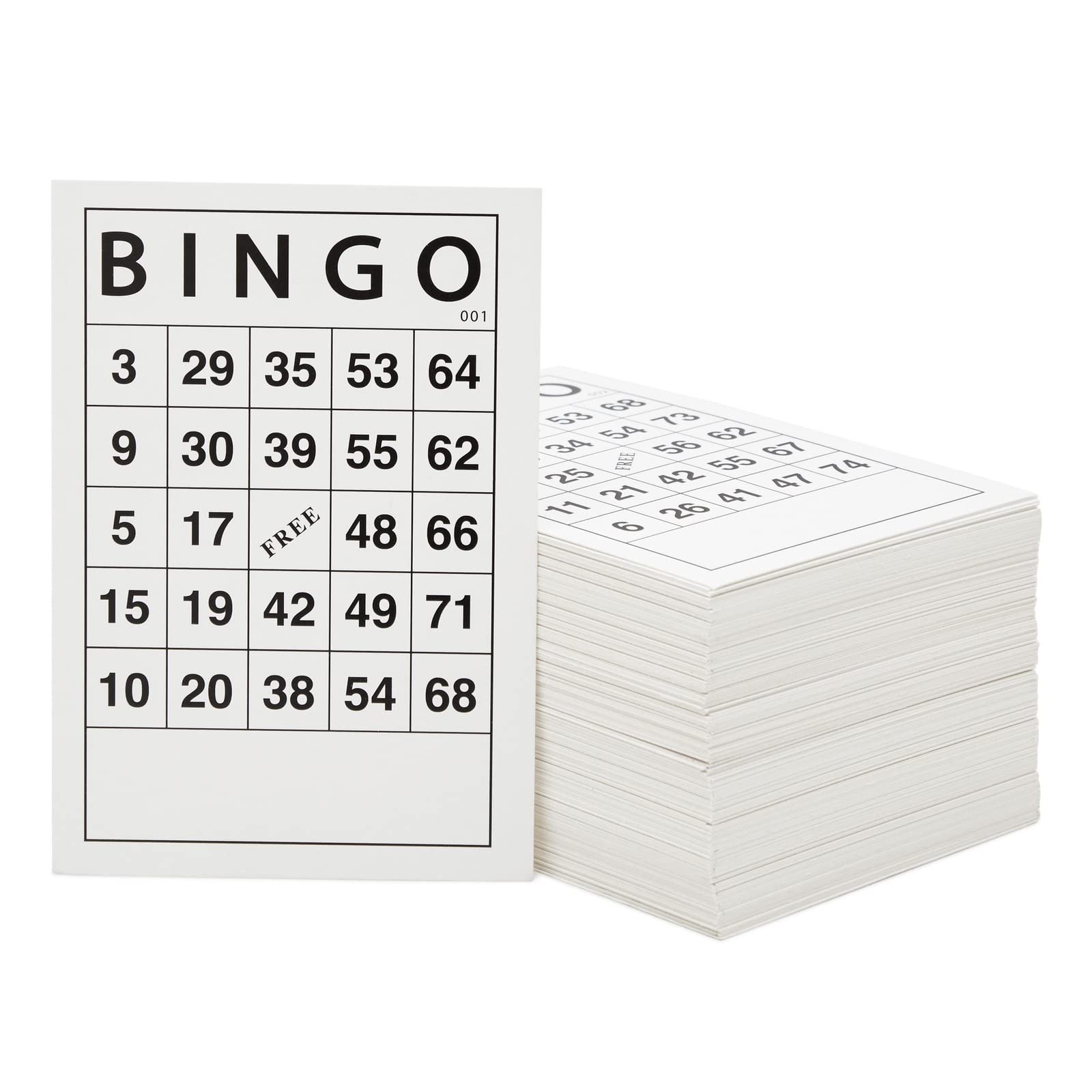 Cartões De Bingo De Papel Reutilizáveis Juvale 180 Folhas Para Adultos ...