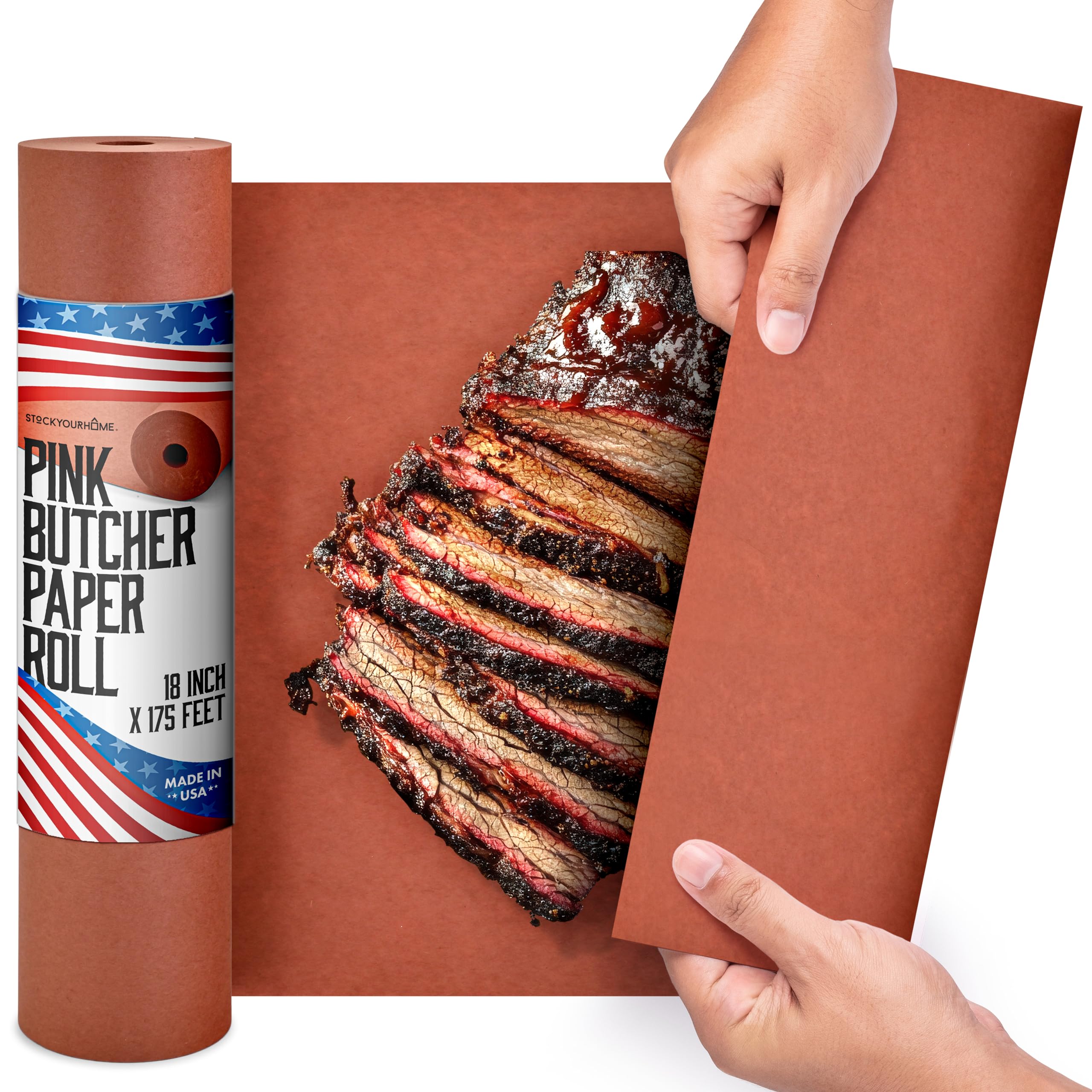 Butcher Paper Roll Stock Your Home Pink 18x175' (53x533cm)