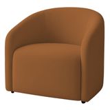Poltrona Orgânica Decorativa Lara Boucle 7 Decor Terracota